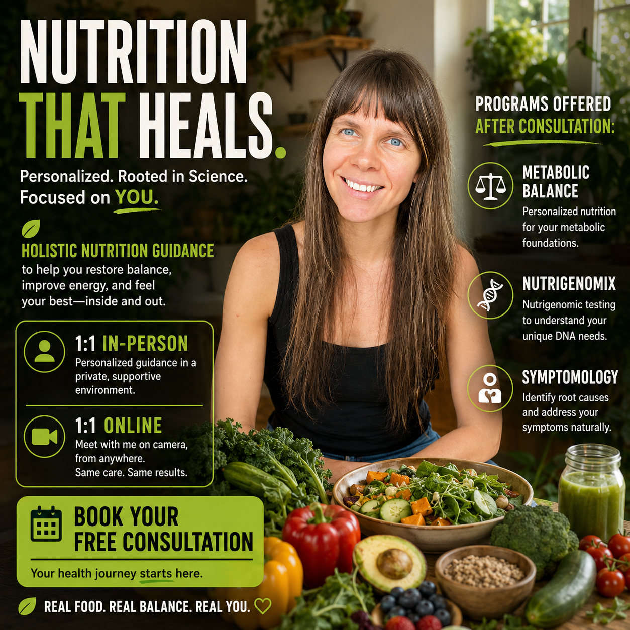 Nutrition that heals with Rozalia and colourful whole foods